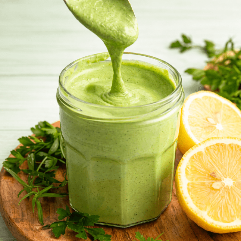 Green Goddess Dressing (California Herb Yogurt–Mayo&nbsp;Sauce)